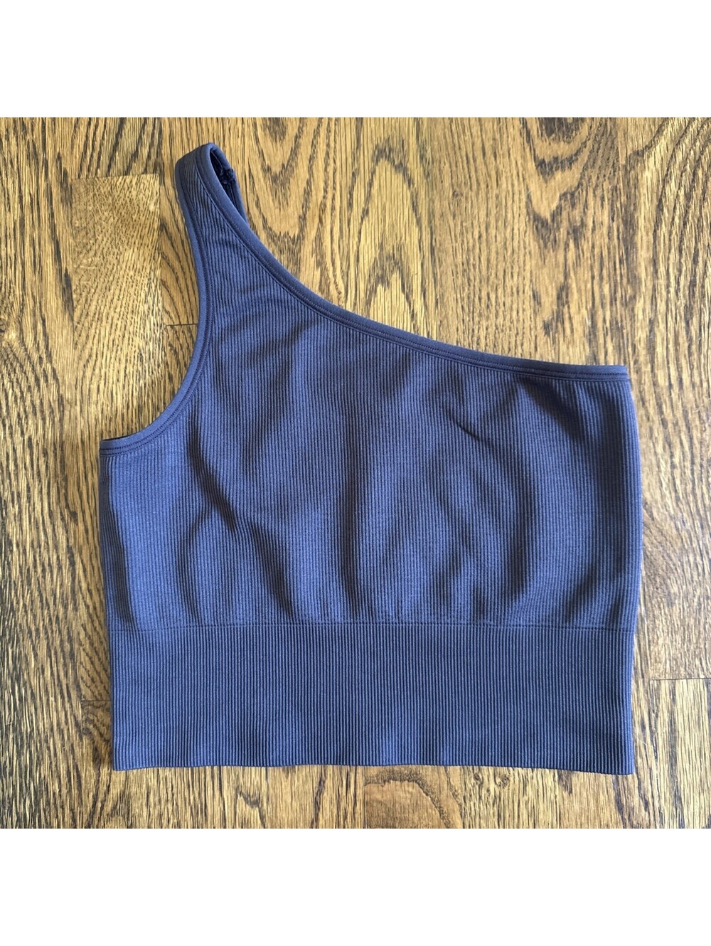 Athleta Seamless One Shoulder Tank Top - Brown Size Small